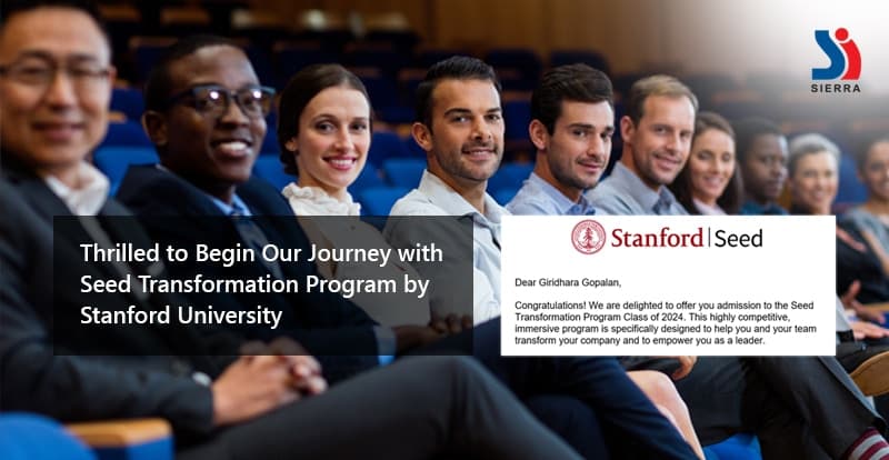 SIERRA Qualifies for Stanford’s Seed Transformation Program 2024